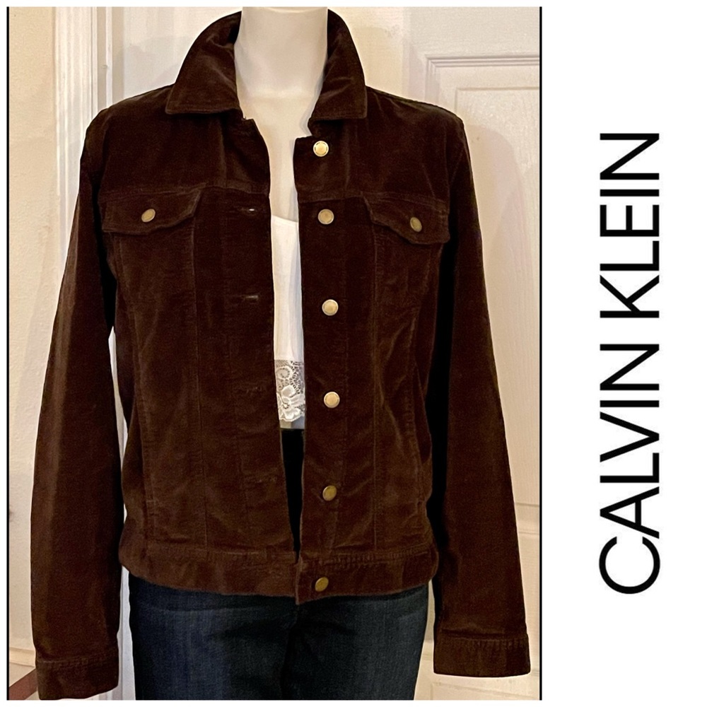 Calvin Klein corduroy trucker jacket